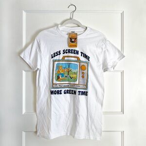 NWT Unisex "Less Screen Time, More Green Time" Tee
